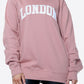 Pink London Slogan Sweater