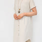 Cotton Dress With Necklace
